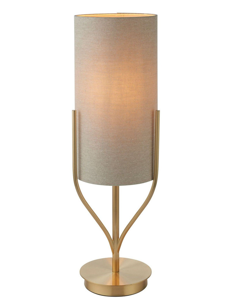 Gallery Home Brass Nanaimo table lamp, imported from the UK