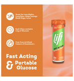 Lift glucose tablets tangy orange 10 pack, imported from the UK