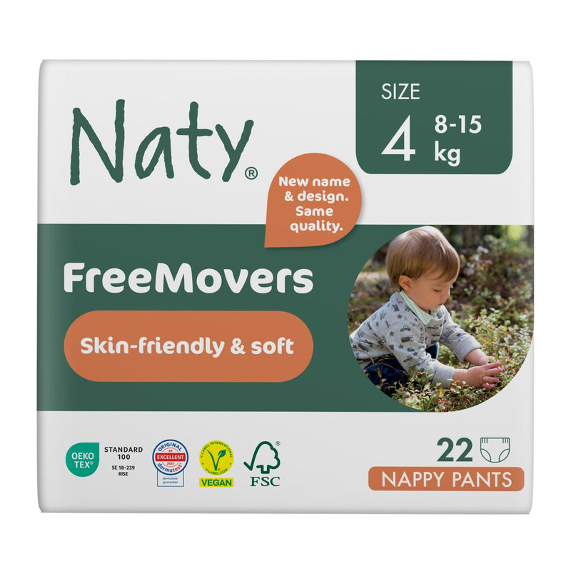 Naty pull on pants size 4 8-15kg - British product