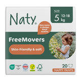 Naty pull on pants size 5 20 count, imported from the UK