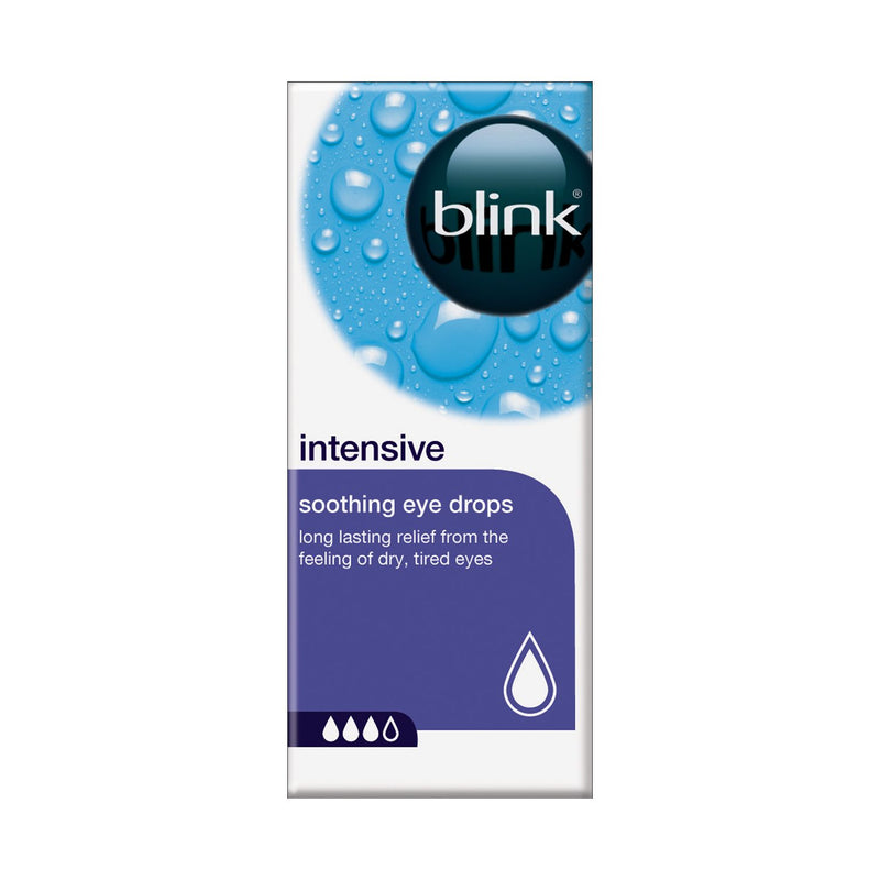 Blink Intensive Tears soothing eye drops 10ml bottle - British product