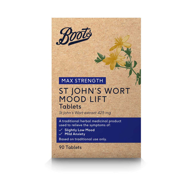 Boots Mood Lift St John's Wort Tablets 90 - British product