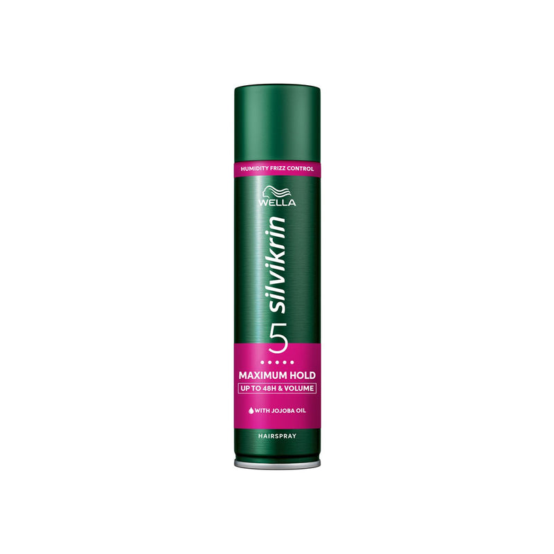Wella Silvikrin Maximum Hold hairspray 400ml, imported from the UK