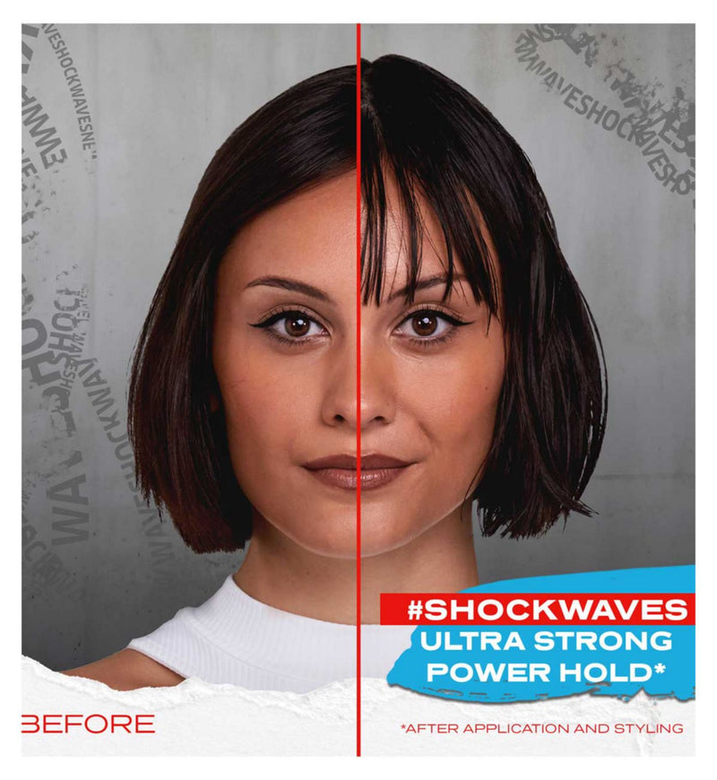 Shockwaves ultra strong power hold hair gel 200ml, UK version