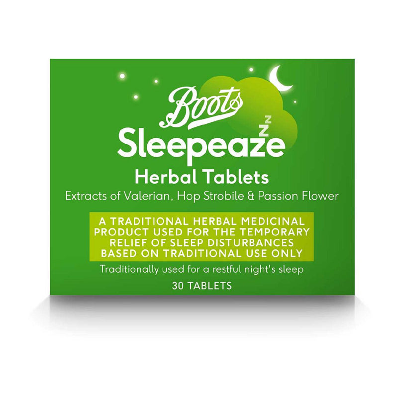 Boots Sleepeaze Herbal Tablets - 30 Tablets