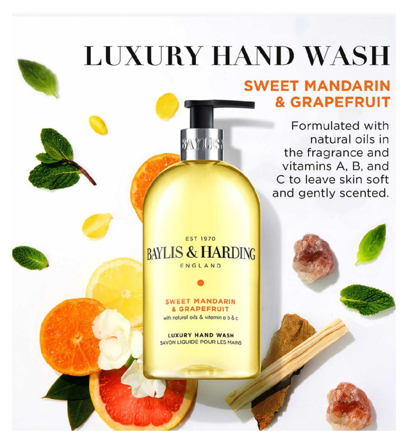Baylis & Harding hand wash Sweet Mandarin 500ml - British product