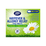 Boots hayfever relief tablets 10mg 14 count - British product