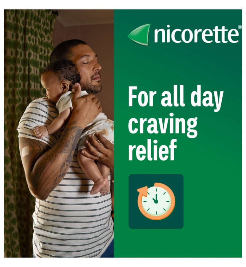 Nicorette Invisi 25mg patch 7 patches (British brand)