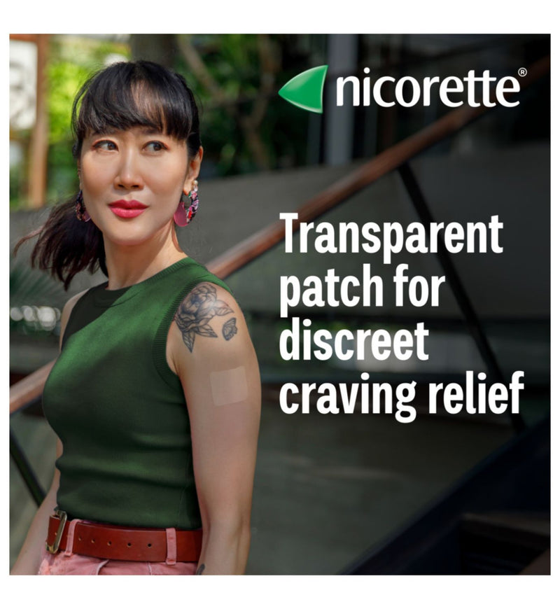 Nicorette Invisi 25mg patch 7 patches (British brand)