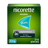 Nicorette stop smoking gum 4mg 210 pieces - British product