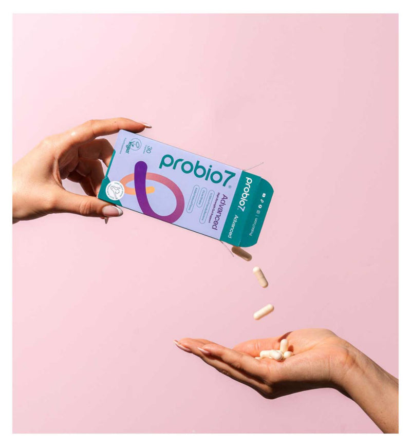 Probio7 Advanced probiotic supplement 30 capsules (British brand)