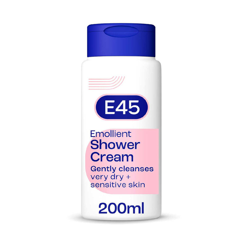 E45 Emollient Shower Cream for dry skin 200ml - British product