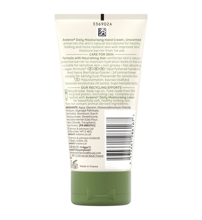 Aveeno Daily Moisturising Hand Cream 75ml - British product