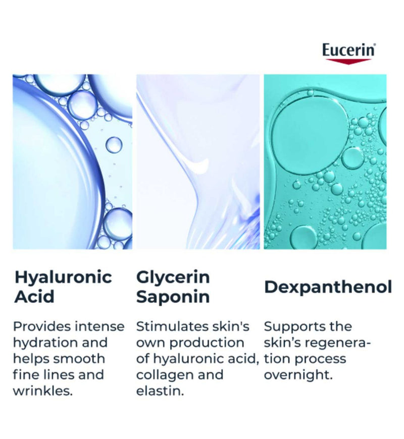 Eucerin Hyaluron-Filler Night Cream 50ml, imported from the UK