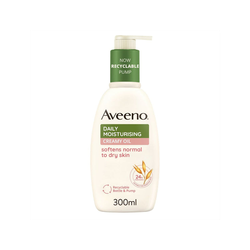 Aveeno Daily Moisturising Creamy Oil Almond 300ml - British product