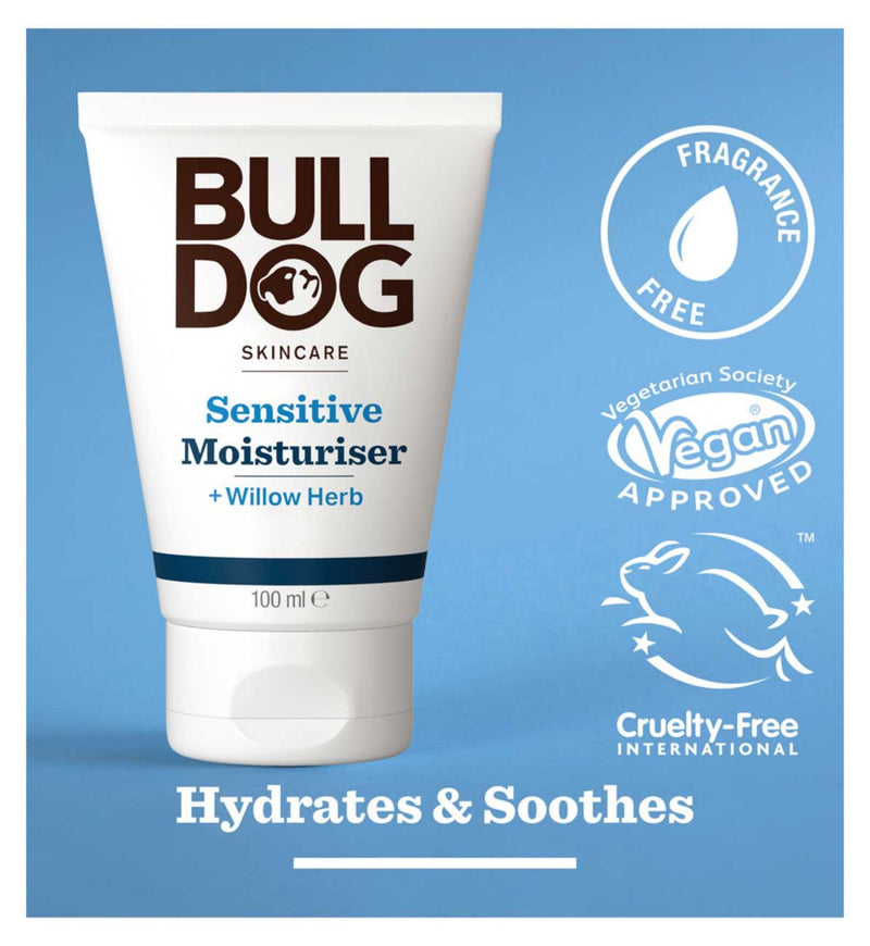 Bulldog Sensitive Face Moisturiser Men's 100ml - British product