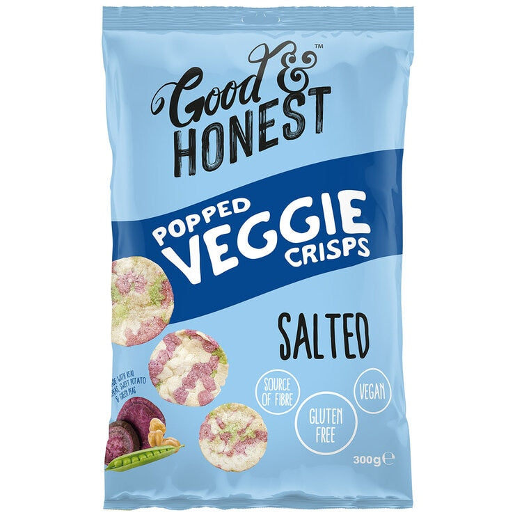 Good and Honest Popped Veggie Crisps 300g