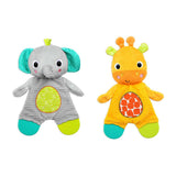 Bright Starts plush teether toy safari assortment - British product