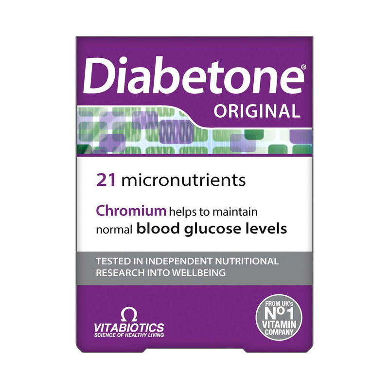 Vitabiotics Diabetone multivitamin supplement 30 tablets - British product