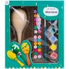 Paint Your Own Maracas Craft Kit with Wooden Maracas, Paints, and Sequins
