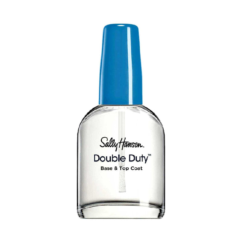 Sally Hansen Double Duty nail strengthener base and top coat, imported from the UK