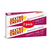 Boots Dextro Energy Blackcurrant + Vitamin C Dextrose Tablets 2 x 47g (28 Tablets)- Buy online at McGrocer
