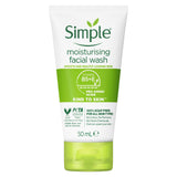 Simple Moisturising Facial Wash 50ml, UK version