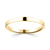 Costco UK Costco 2.0mm Classic Flat Court Wedding Ring 18ct Yellow Gold- Buy online at McGrocer