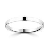 Costco UK Costco Classic Flat Court Platinum Wedding Ring 2.0mm- Buy online at McGrocer