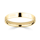 Costco UK Classic Flat Court Wedding Ring 18ct Yellow Gold 3.0mm Band- Buy online at McGrocer