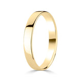 Costco 18ct yellow gold flat court wedding ring 3.0mm - British product