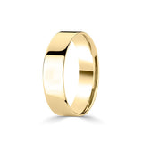 Costco 18ct yellow gold flat court wedding ring 6mm, UK version