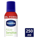 Desodorante antitranspirante Vaseline Aloe Sensitive 250 ml en aerosol