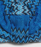 Missoni zigzag knot-front turban, imported from the UK
