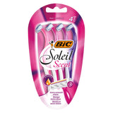 BIC Soleil Scent Women's Disposable Razors 4 Pack - British product