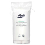 Organic Round Cotton Wool Pads 200 pads, imported from the UK