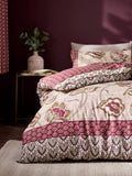 Catherine Lansfield Red Kashmir duvet cover and pillowcase set - British product
