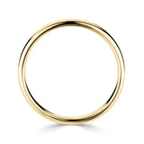 Costco 18ct yellow gold classic court wedding ring 2.5mm, imported from the UK