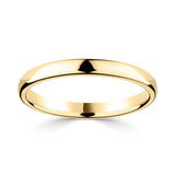 Costco UK Costco 2.5mm Classic Court Wedding Ring 18ct Yellow Gold- Buy online at McGrocer