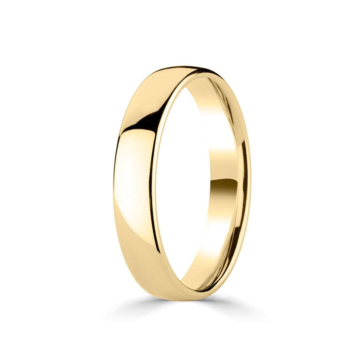 Costco classic court wedding ring 4.0mm 18ct yellow gold - British product