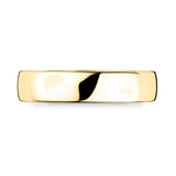 Classic court wedding ring 18ct yellow gold 5.0mm (British brand)
