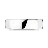 Costco 18ct white gold Classic Court wedding ring 6.0mm, imported from the UK