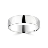 Costco 6.0mm classic court platinum wedding ring, imported from the UK