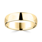 Costco UK 18ct Yellow Gold Luxury Court Wedding Ring 6.0mm- Buy online at McGrocer