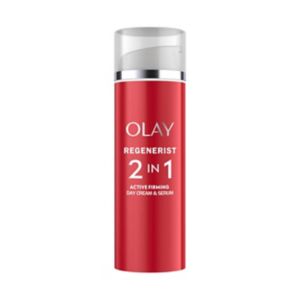 Boots Olay Regenerist 2in1 Day Face Cream and Serum 50ml- Buy online at McGrocer