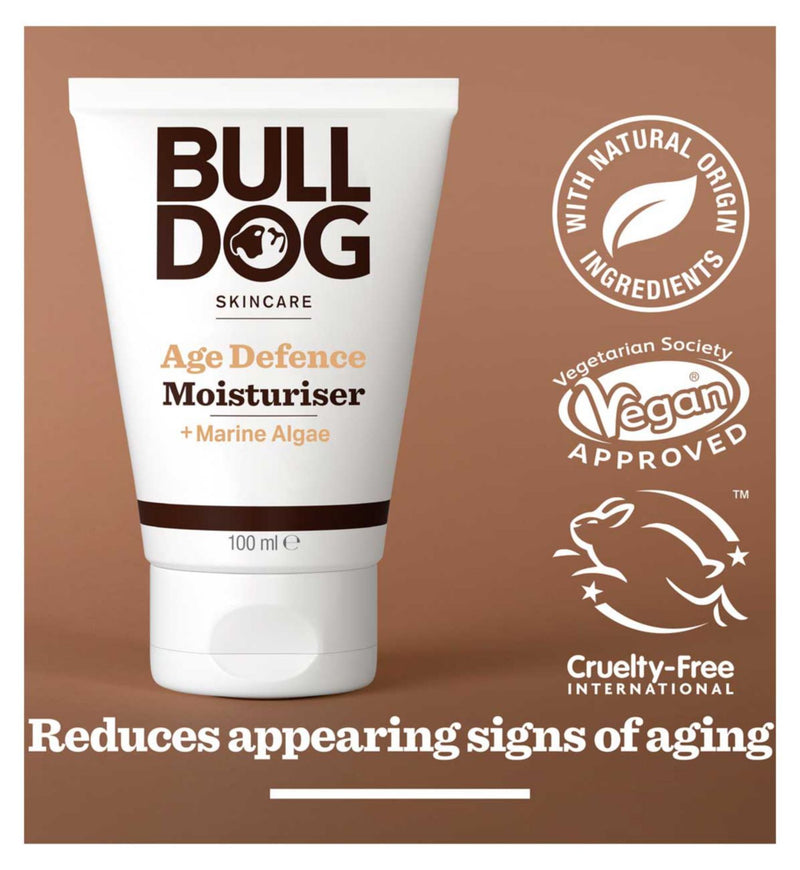 Bulldog Age Defence Face Moisturiser 100ml - British product