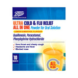 Boots Cold & Flu Relief Powder Max Strength 10 Sachets - British product