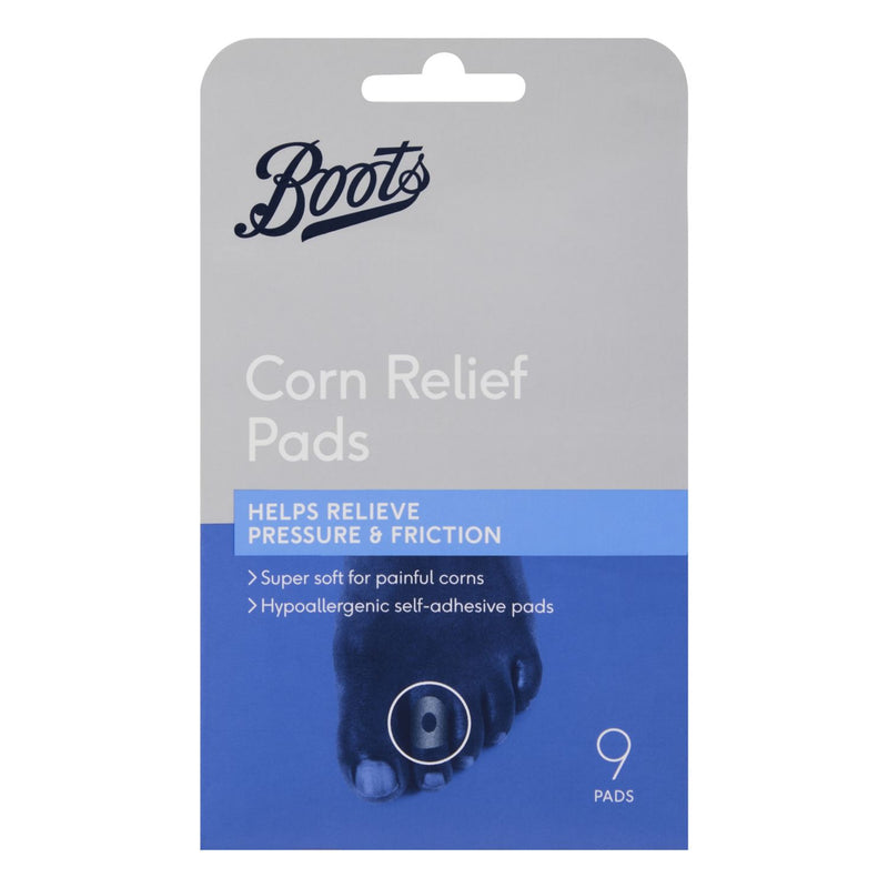 Boots Corn Relief Pads 9 Felt Pads, UK version