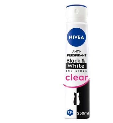 NIVEA Anti-Perspirant Deodorant Spray Black White Original 72h 250ml
