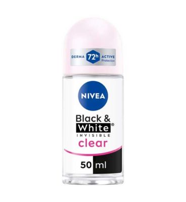 NIVEA Anti-Perspirant Deodorant Roll-On Black White Original 72h 50ml
